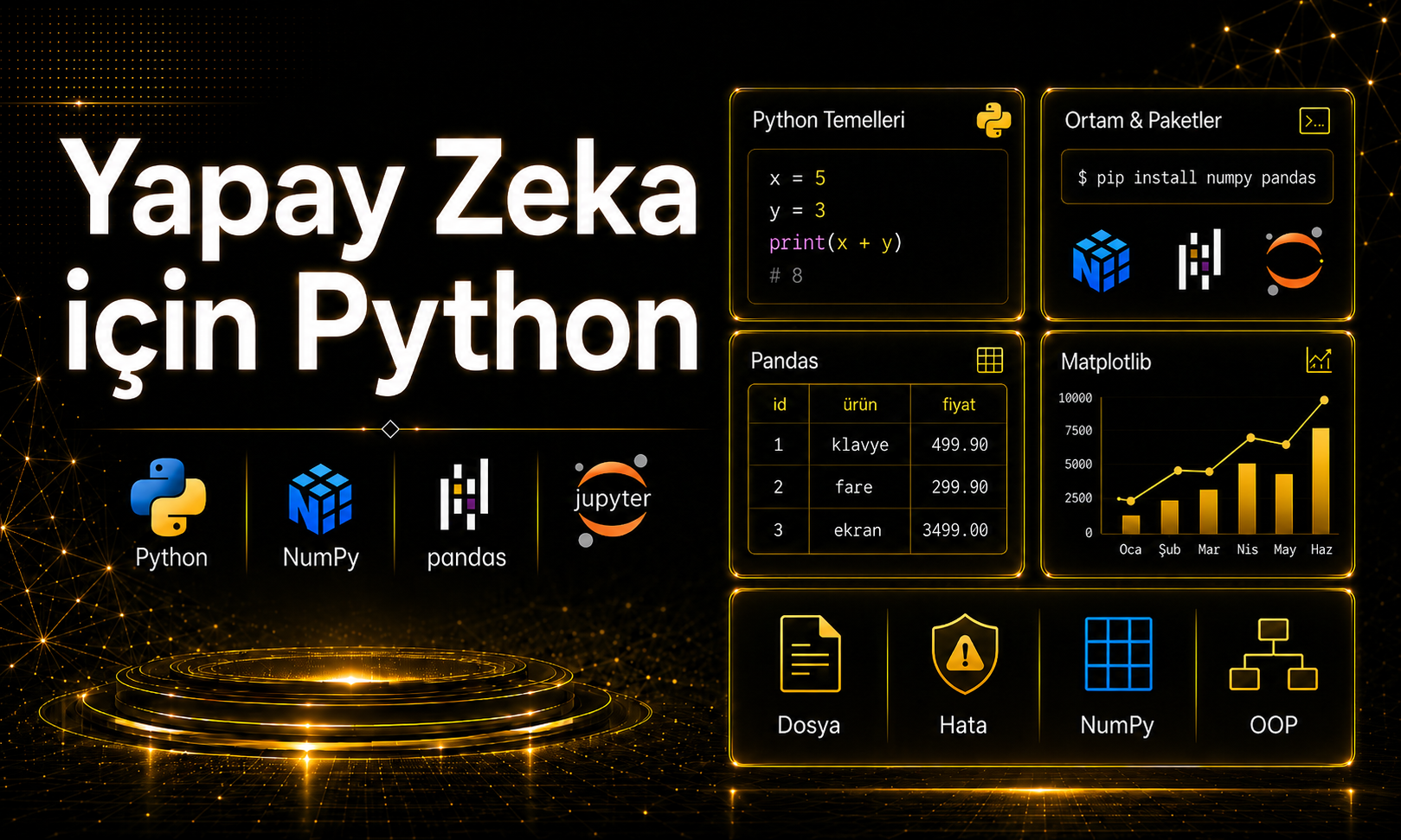 Yapay Zeka için Python TRAI_001