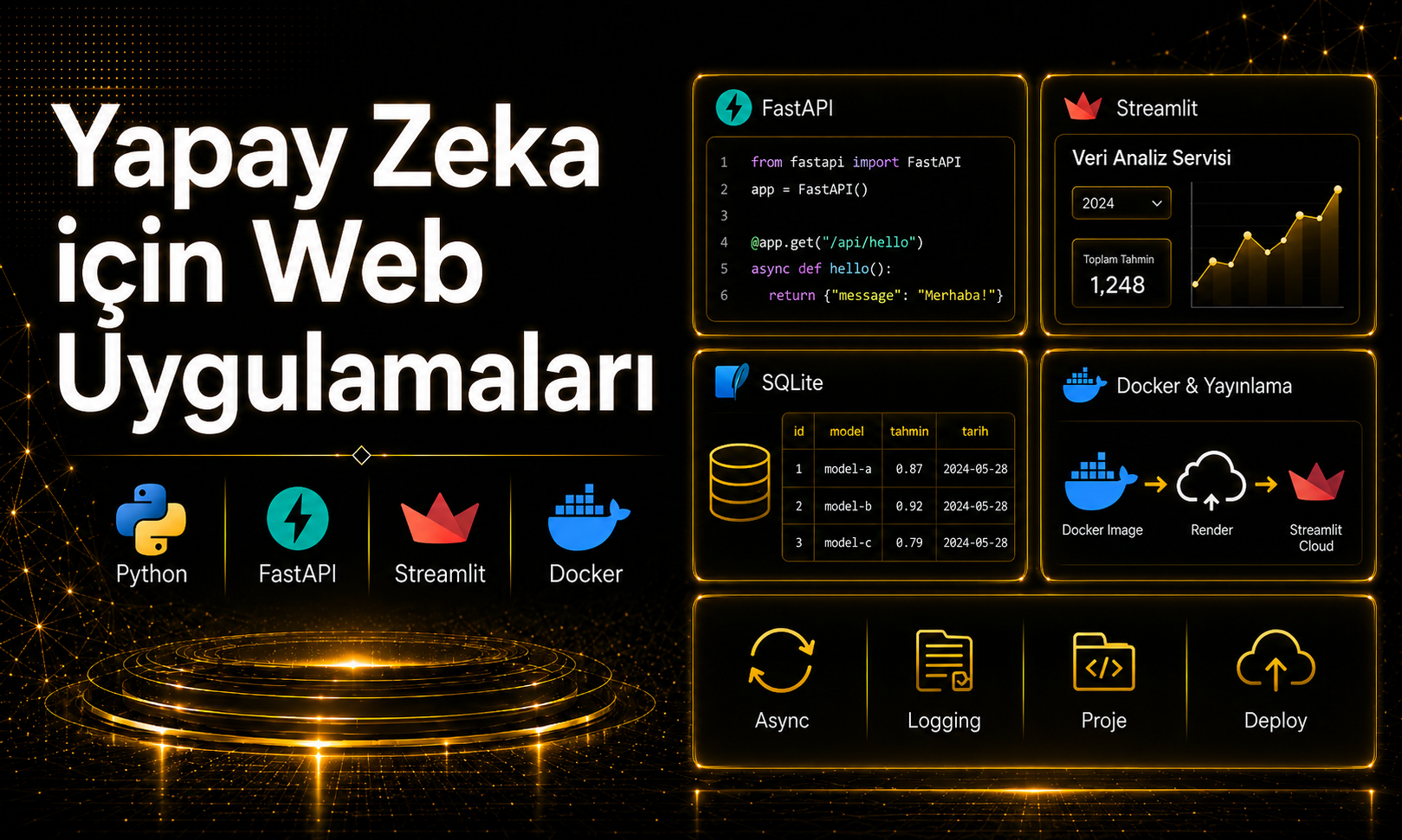 Yapay Zeka için Web Uygulamaları trai_002